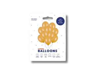 Balony Strong 30cm - Metallic Gold - 10 szt.