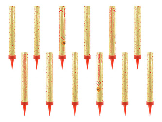 FONTANNY TORTOWE 12cm - 12 sztuk - PartyDeco