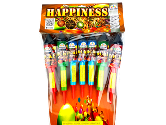 RAKIETKI HAPPINESS - 7 sztuk - R07-4232 - SuperPower