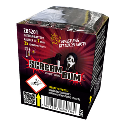 PISZCZKI WHISTLING ATTACK - SCREAM BUM - 25 strzałów - ZBS201 - ZomBum
