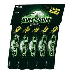 PETARDY HUKOWE BLACK MAMBA 5G - 5 szt - ZB100 - ZomBum