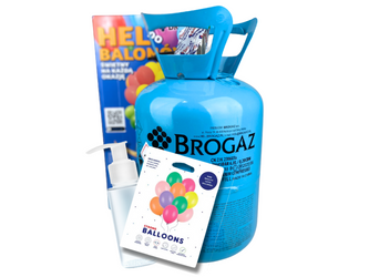 BUTLA Z HELEM DO 50 BALONÓW + ŻEL USZCZELNIAJĄCY + BALONY PASTEL MIX