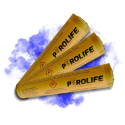 Zestaw 3x ŚWIECA DYMNA - NIEBIESKA - Zawleczka - P-RDG2-B - PYROLIFE