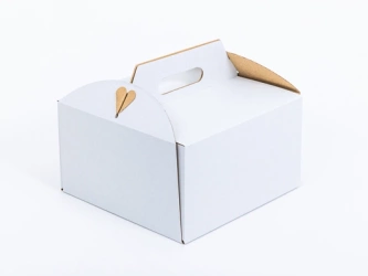 Opakowanie kartonowe na ciasta i torty 26x26x15 cm