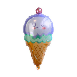 Balon Foliowy Lód w Rożku - Rożek - 40 x 74 cm