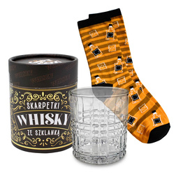 Skarpetki - Gift Me Sox - W szklance - Whisky
