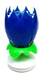 x ŚWIECZKA GRAJĄCA – Niebieski Kwiatek - TXU455/B - Triplex x