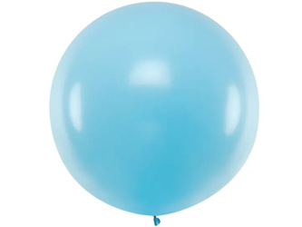 Balony lateksowe 1 m Pastel Light Blue (JASNOBŁĘKITNY) 1 szt.