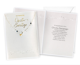 Kartka okolicznościowa - Chrzest - Łańcuszek