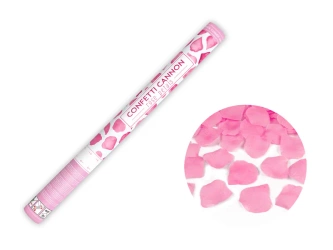 Tuba konfetti - Płatki róż - Różowy - 60cm