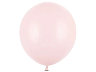 Balony lateksowe 43cm - BLADY RÓŻ - pastel - 25 szt.