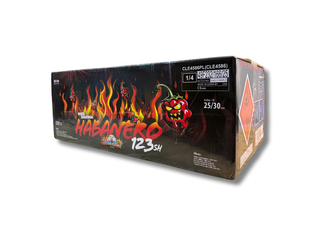 POKAZ FAJERWERKÓW HABANERO RED SAVINA - 123 strzały - 25-30 mm - ZBC500 - ZomBum