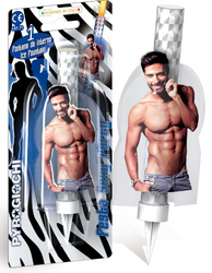 Fontanna tortowa na wieczór panieński - Sexy men - 18cm - 1 sztuka