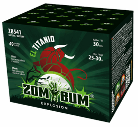 WYRZUTNIA HUKOWA EL TITANIO - 49 strzałów - 30 mm - ZB541 - ZomBum