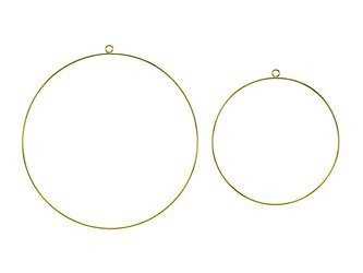 Metalowe zawieszki dekoracyjne Koła