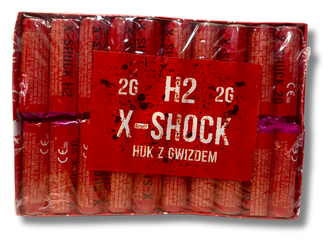 PETARDY HUKOWE Z GWIZDEM - H2 X-SHOCK - 20 sztuk - H2-WHI - Gaoo