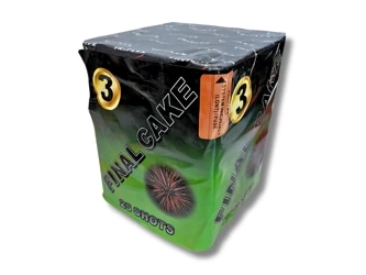 X - WYRZUTNIA FINAL CAKE 3 - 25 strzałów - 30mm - XB3006 - Triplex