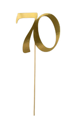 Topper papierowy - Liczba 70 - 23cm