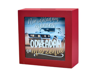 Skarbonka/Skarbbox - Nie odkładam marzeń, odkładam na MARZENIA - 1szt.