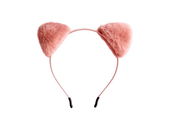 Opaska USZY KOTA - Różowa