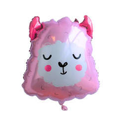 Balon Foliowy Głowa Alpaki - 44.5 x 58 cm