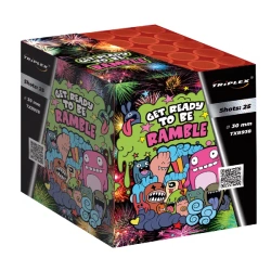 WYRZUTNIA GET READY TO BE RAMBLE - 25 strzałów - 30mm - TXB938 - Triplex