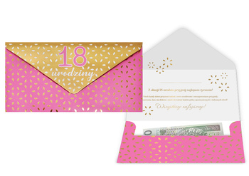 Koperta podarunkowa - Urodziny 18