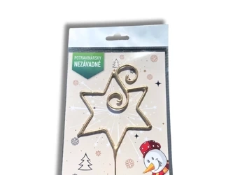 x ZIMNE OGNIE 33CM - GWIAZDKA - VPV16 - Triplex - 1 szt x