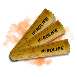 Zestaw 3x ŚWIECA DYMNA - POMARAŃCZOWA - Zawleczka - P-RDG2-O - PYROLIFE