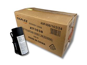 Karton 100x Fontanna iskier/sceniczna - XT1038- 2m - SREBRNA - 30s