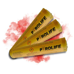 Zestaw 3x ŚWIECA DYMNA - CZERWONA - Zawleczka - P-RDG2-R - PYROLIFE