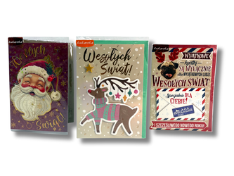 Kartka świąteczna - uniwersalna - 1 szt.