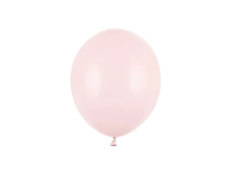Balony lateksowe 23cm - BLADY RÓŻ - pastel - 100 szt.