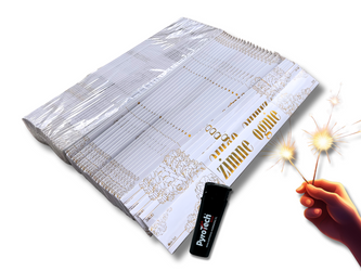 Zestaw 250x Weselne Zimne Ognie 40cm + zapalniczka żarowa GRATIS - Surex