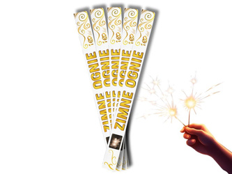 ZESTAW 30 SZTUK DŁUGICH ZIMNYCH OGNI NA WESELE - 70cm