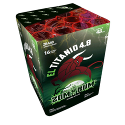 WYRZUTNIA HUKOWA EL TITANIO 4.8 - 16 strzałów - 48 mm - ZB440 - ZomBum