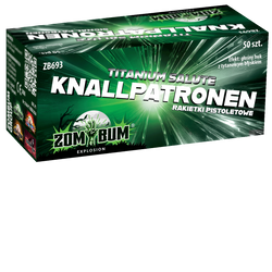 RACE PISTOLETOWE - Knallpatronen Titanium Salute - 50 szt - ZB693 - ZomBum