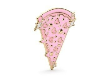 Przypinka metalowa - Pizza - 3.5 x 3 cm