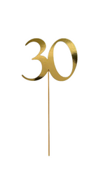 Topper papierowy - Liczba 30 - 23cm