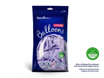 Balony Strong 23cm - Pastel Light Lilac - 100 sztuk