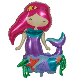 Balon Foliowy Syrena 3D - 56 x 65 x 36 cm