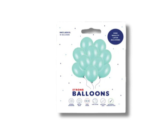 Balony Strong 30cm - Metallic Mint Green - 10 szt.