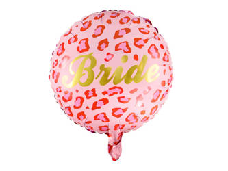 Balon foliowy - Bride -  Różowy - 45 cm