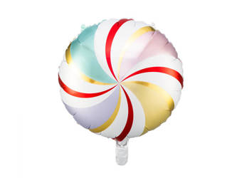 Balon foliowy - Kolorowy Cukierek - 45cm