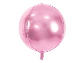 Balon foliowy - Kula - Różowa - 40 cm
