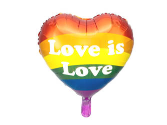 Balon foliowy - Love is Love - 45 cm