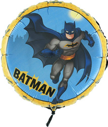 Balon foliowy - Okrągły - Batman - 46 cm - 1 szt.