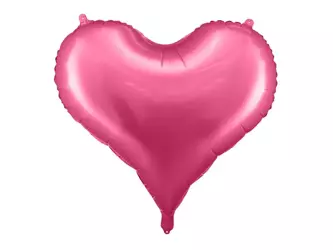 Balon foliowy Serce - 75x64,5 cm - różowy