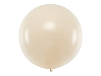 Balon lateksowy 1m - Okrągły - Pastel Alabaster/Nude