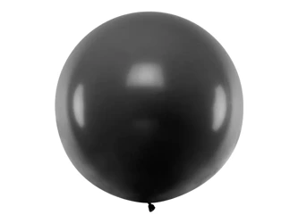 Balon lateksowy 1m - Okrągły - Pastel Black